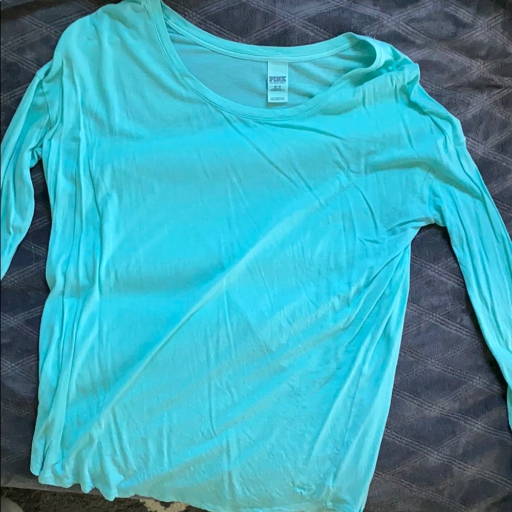 A PINK long sleeve shirt
